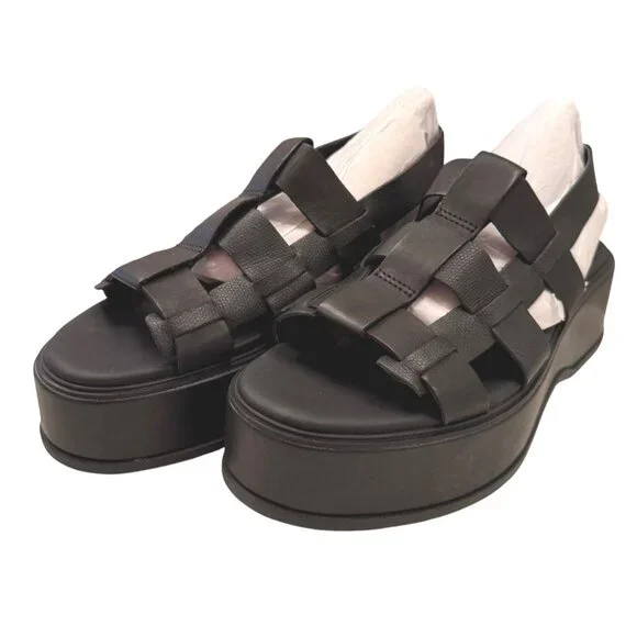 Sorel Dayspring Slingback Black Sandal Size 10 EU 41 Chunky NWOB - Picture 7 of 16